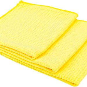 Waffle Weave Interior Glass Cleaning Towels